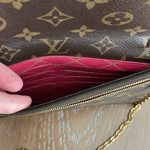 Louis Vuitton LV Monogram Summer Trunks Pochette Weekend with chain included EUC - Picture 6 of 8